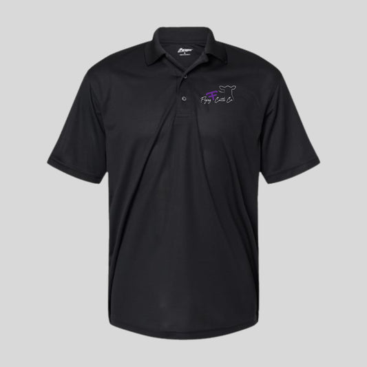 FF Embroidered Black Men's Paragon Polo