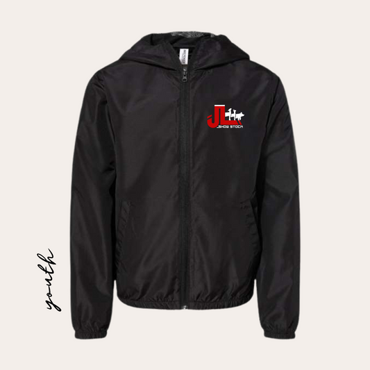 YOUTH JL Showstock Black Windbreaker