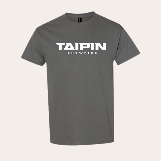 Taipin Printed Charcoal Softstyle Tee