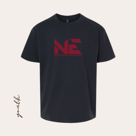 YOUTH NE25 Softstyle Tee - Black