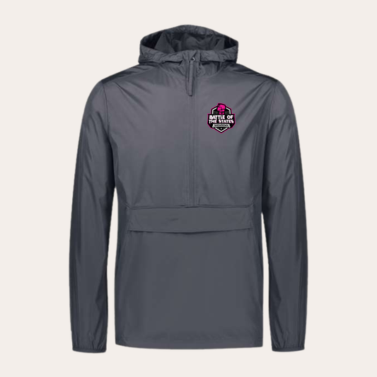 BOSS Printed Charcoal Holloway Windbreaker