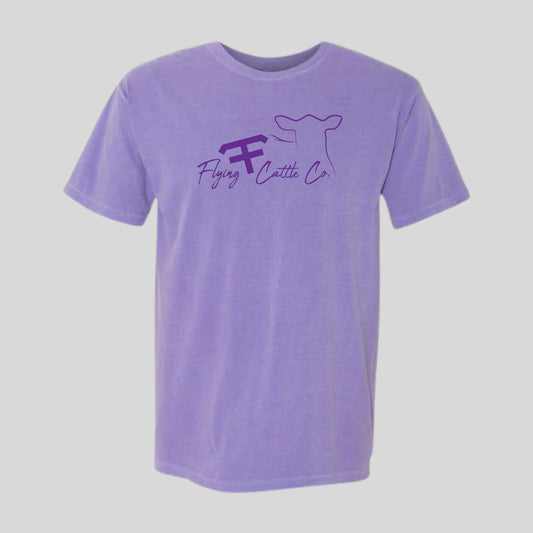 FF Printed Comfort Colors Violet Tee