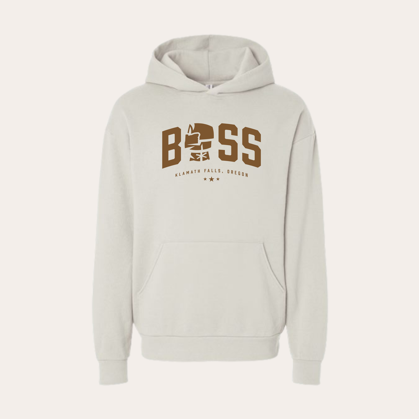 BOSS Printed Ivory/Bone ITC Hoodie