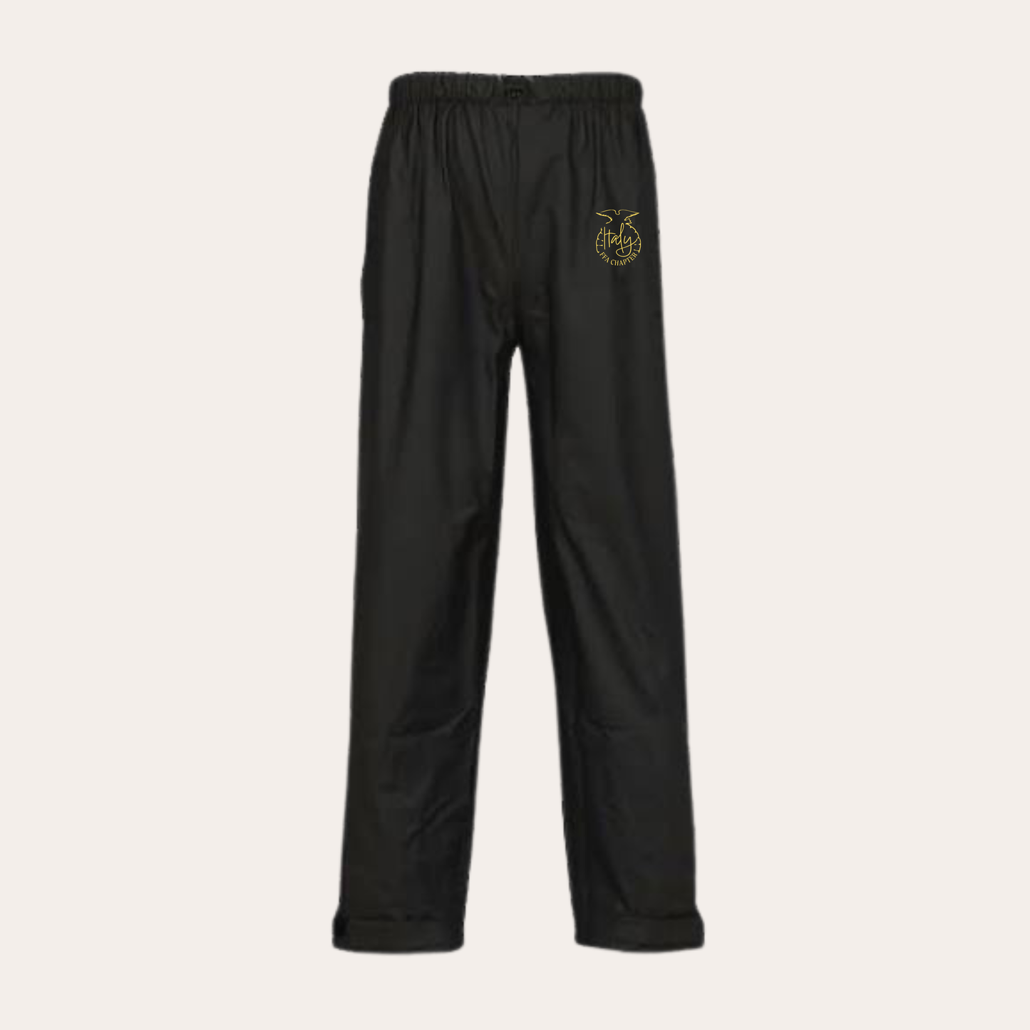 IFFA Embroidered Black Washpants