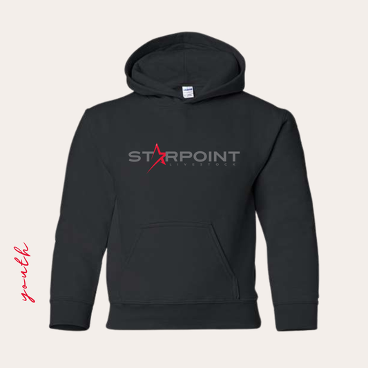 YOUTH SP Black Hoodie Printed