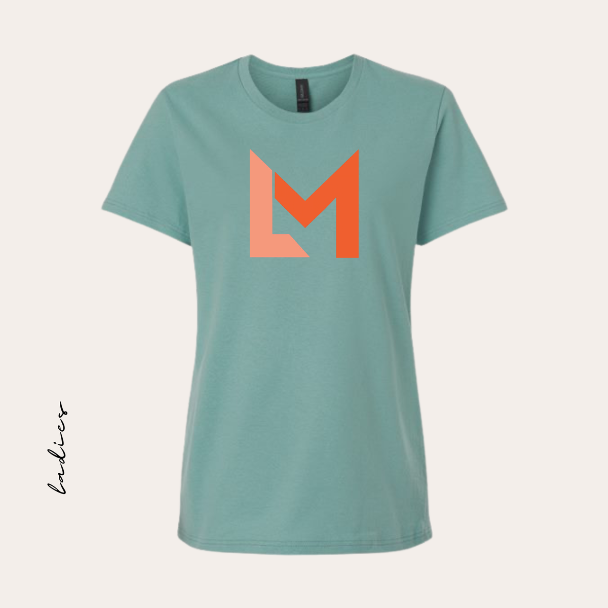ML26 Printed Ladies Heavy Cotton Aquatic Tee