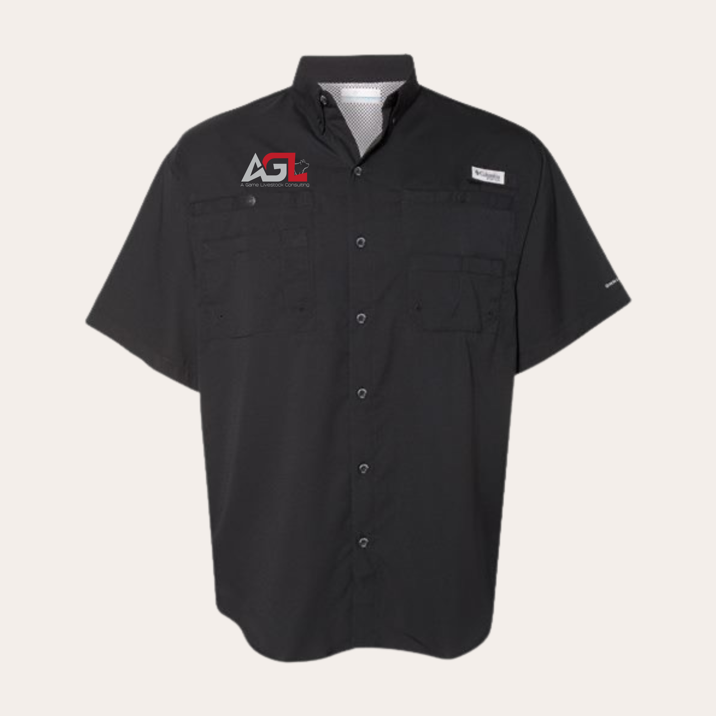 AGL Embroidered Black Columbia PFG