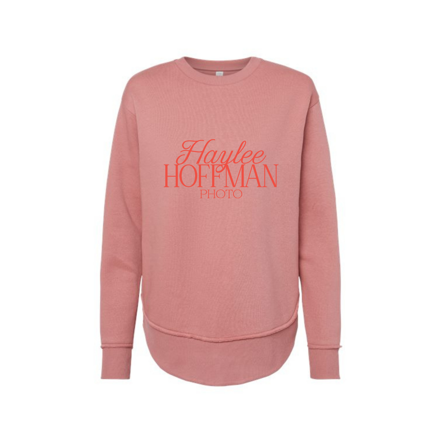 HHP Mauve Women's Crewneck w/ printed logo