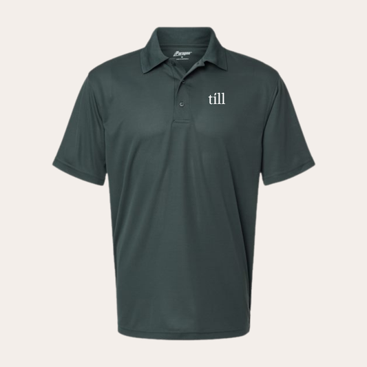 Till Embroidered Carbon Men's Polo