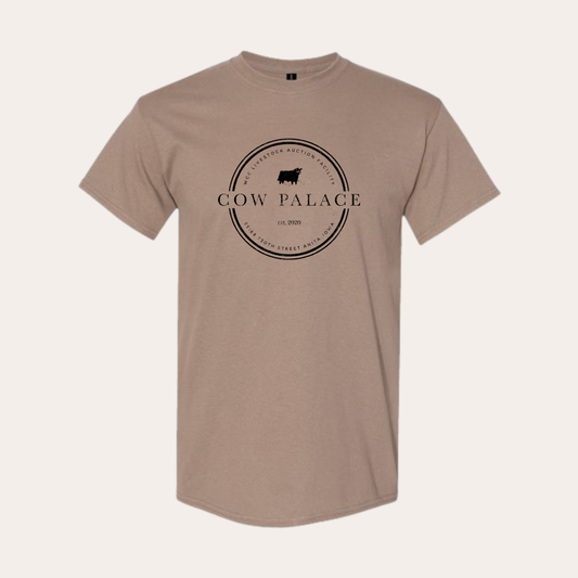 Cow Palace Printed Brown Savanna Heavy Cotton Tee
