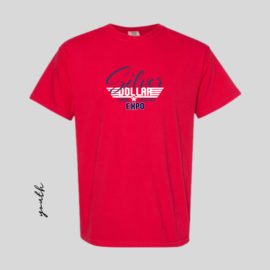 YOUTH SD Printed Red Heavy Cotton Tee