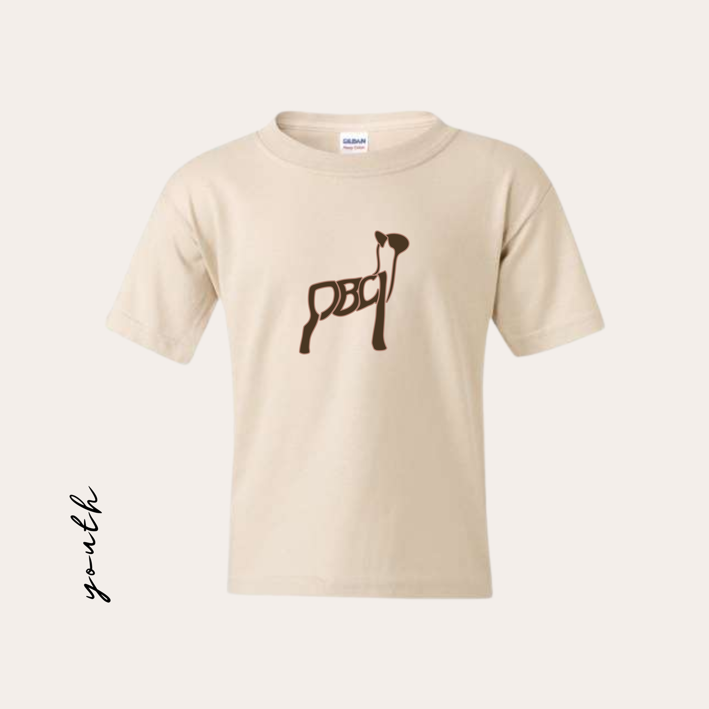 YOUTH PBCL Printed Sand Heavy Cotton Tee