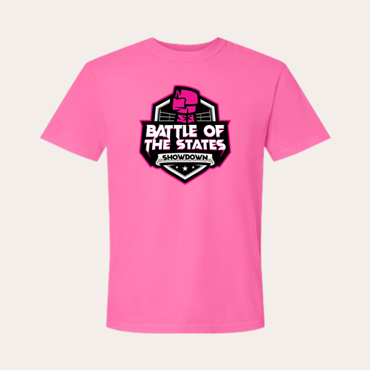 BOSS Printed Comfort Colors Neon Pink Tee
