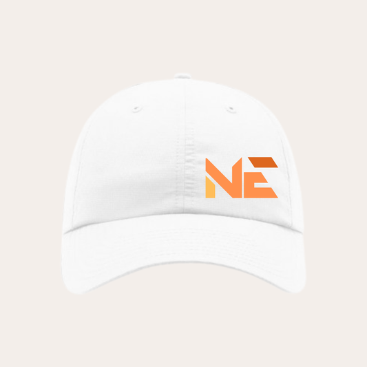 NE26 Embroidered White 220 - Orange