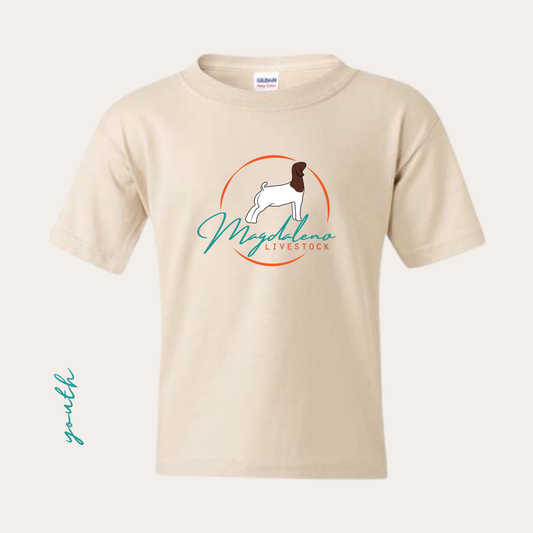 YOUTH Magdaleno Sand Heavy Cotton Tee Printed