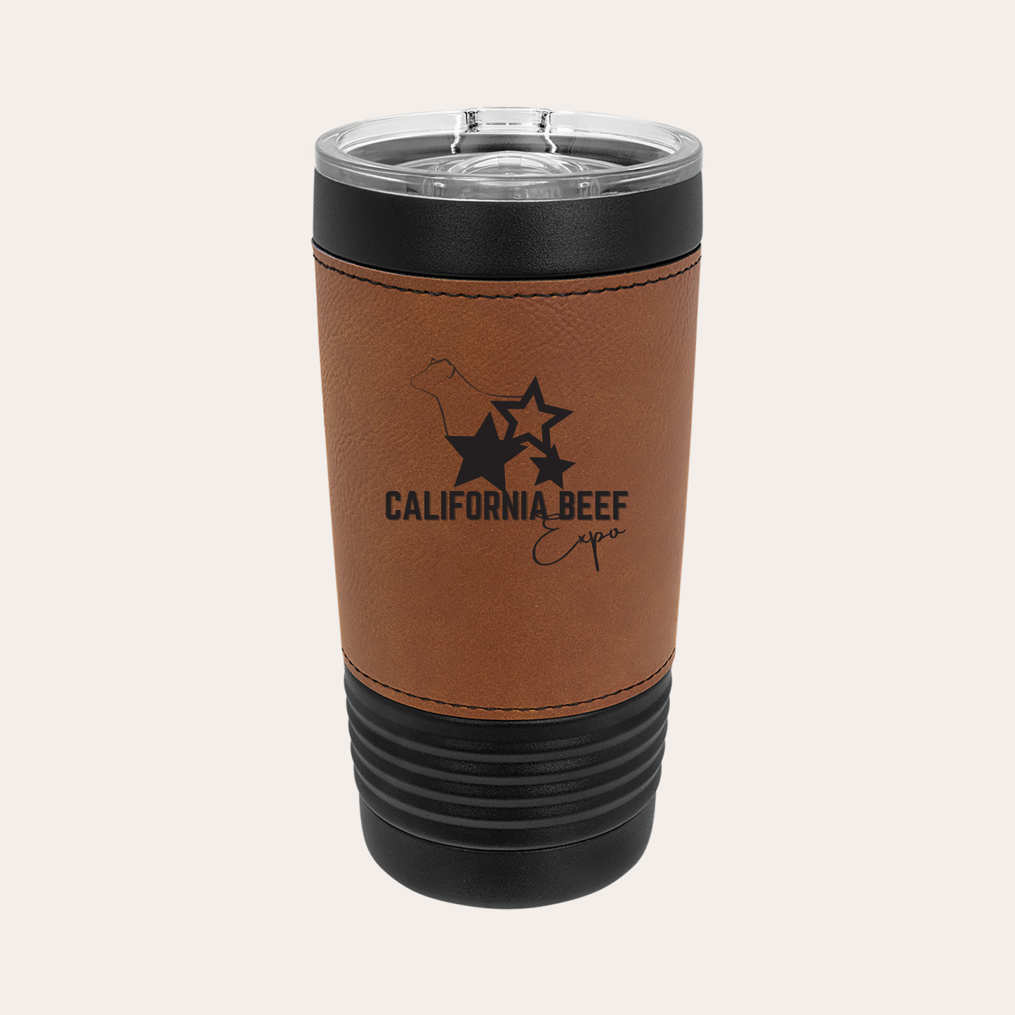 CBE 20oz Leatherette Wrapped Tumbler