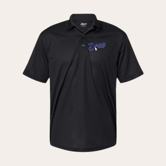 Dodds Embroidered Black Men's Polo