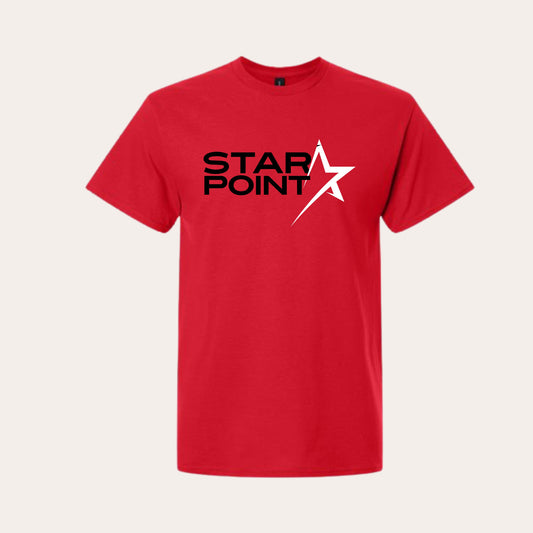 SP26 Printed Heavy Cotton Red Tee