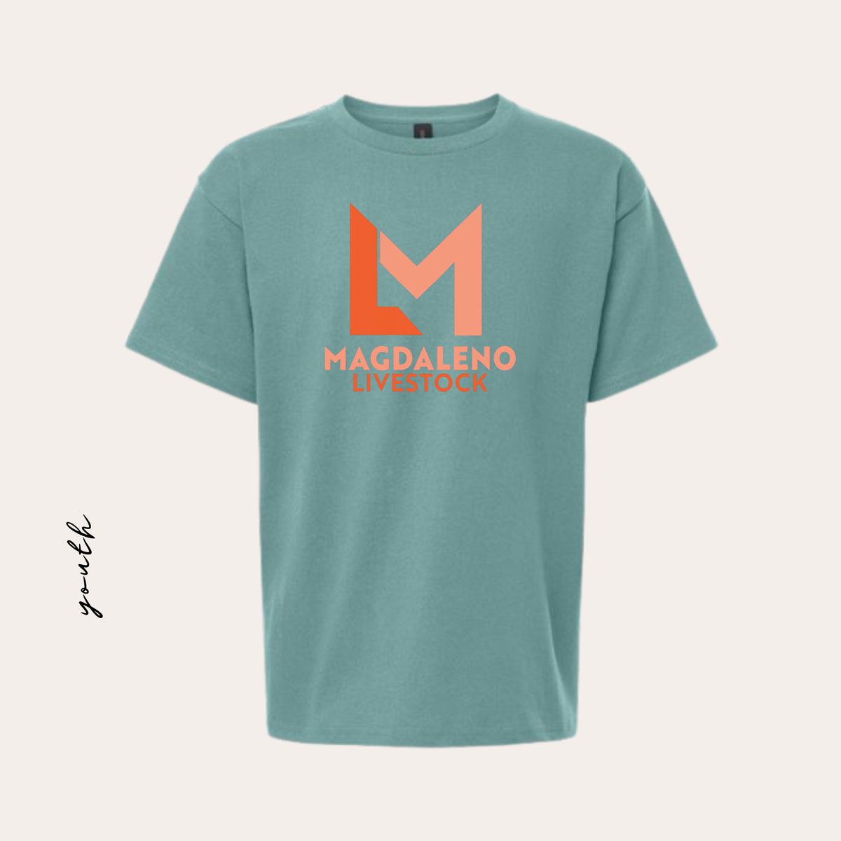 ML26 YOUTH Printed Aquatic Heavy Cotton Tee