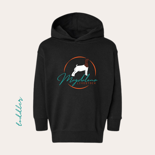 TODDLER Magdaleno P&C Printed Black Hoodie