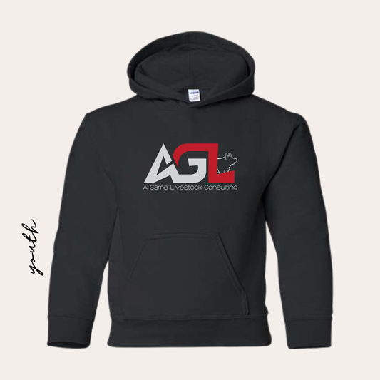 YOUTH AGL Printed Black Hoodie