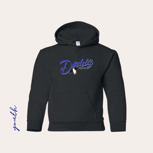 YOUTH Dodds Printed Black Hoodie