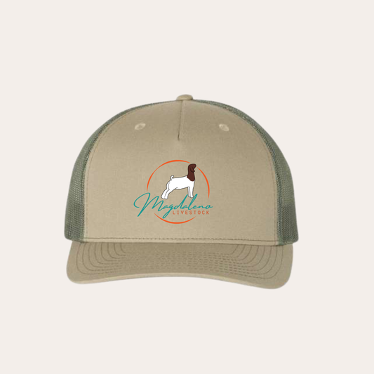 Magdaleno Pale Khaki/Loden R112FP Embroidered