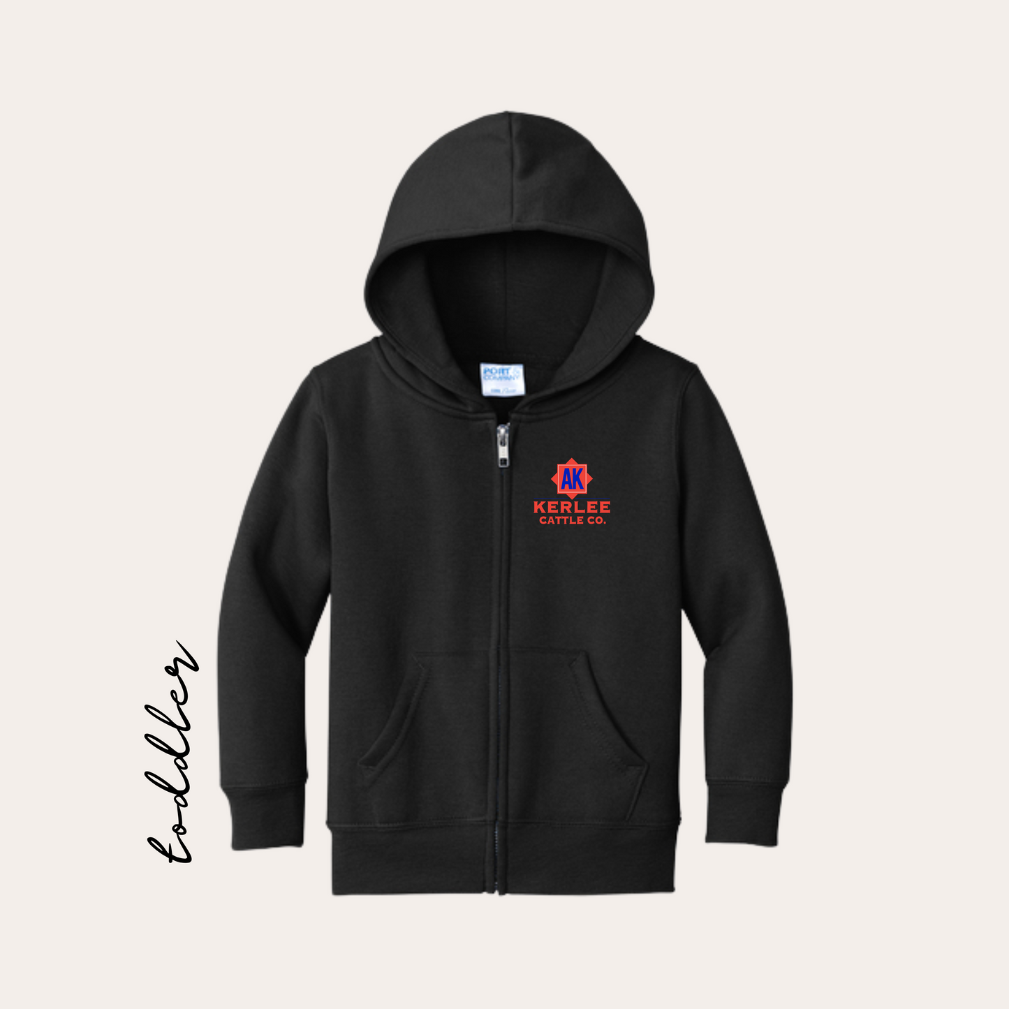 TODDLER Kerlee Cattle Zip-up Hoodie