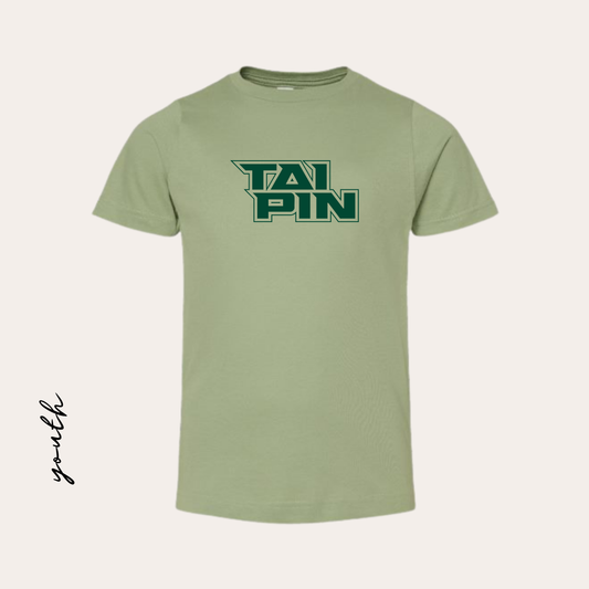 Taipin Youth Printed Sage LAT Tee
