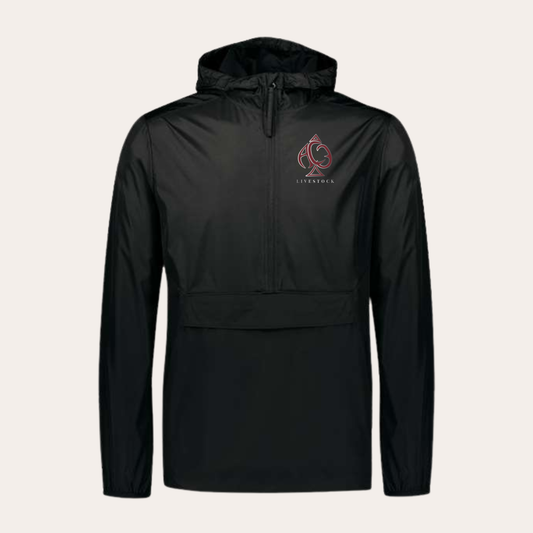 AC3 Embroidered Black Holloway Windbreaker