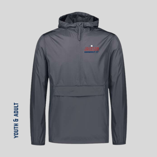 JC4H Embroidered Charcoal Holloway Windbreaker