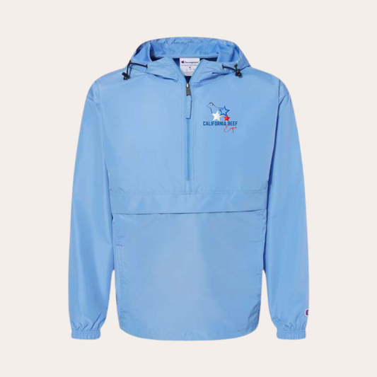CBE Embroidered Light Blue Champion Windbreaker