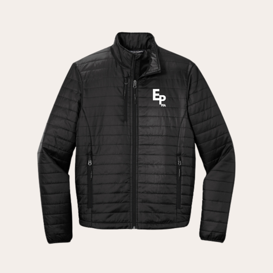 EP Unisex Embroidered Puffer Jacket