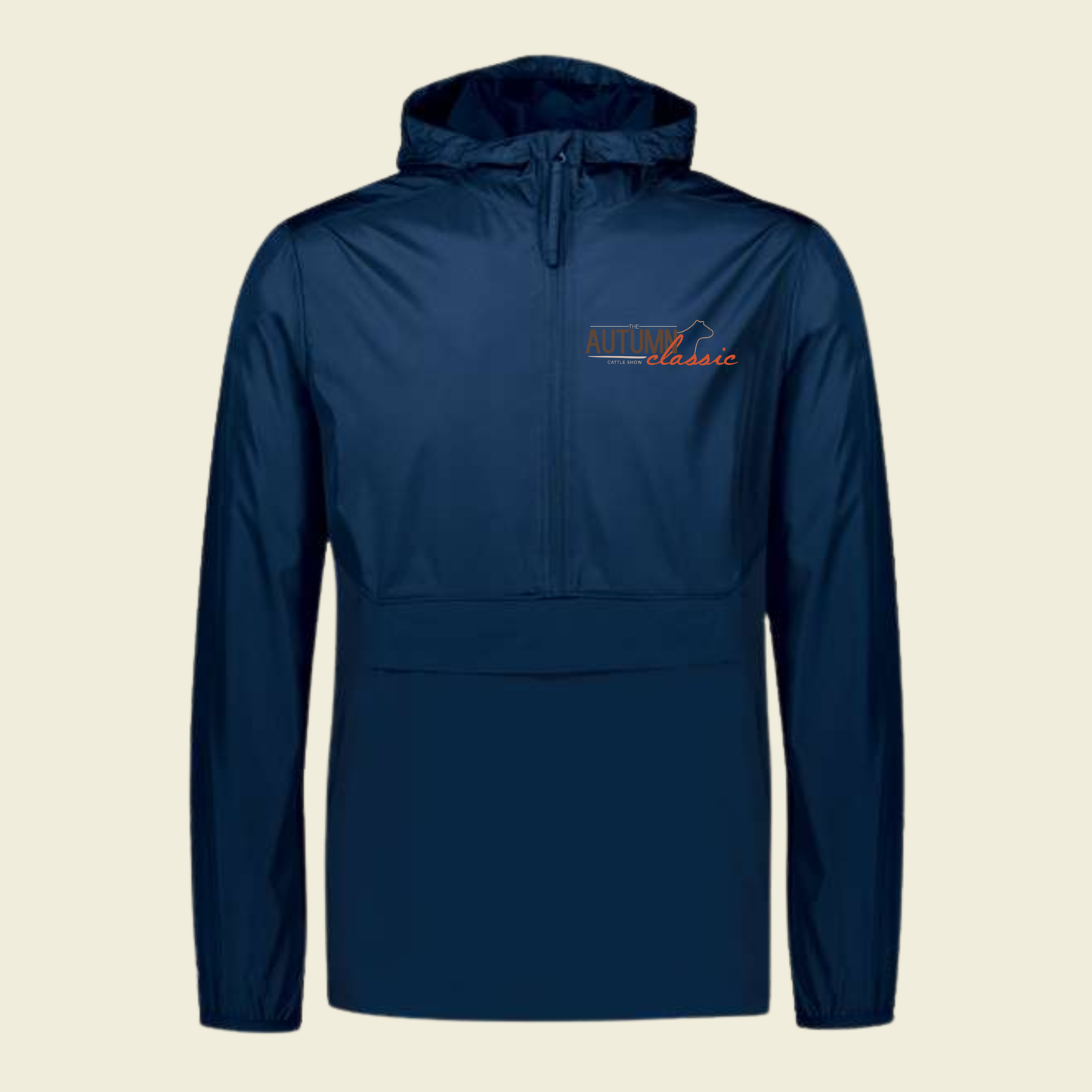 AC25 Navy 1/4 Zip Windbreaker