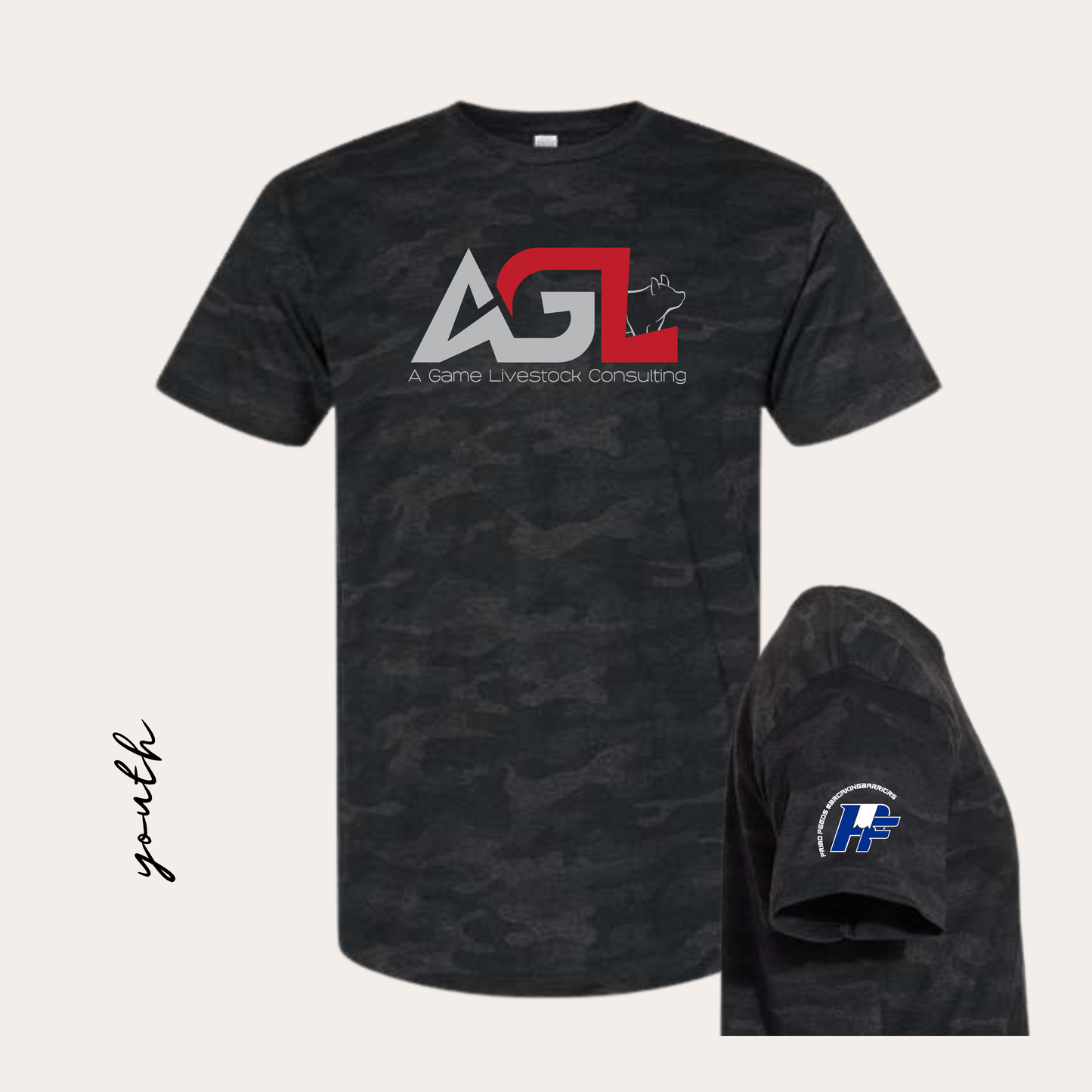 AGL Printed Storm Camo Tee