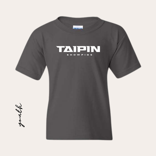 Taipin Youth Printed Charcoal Softstyle Tee