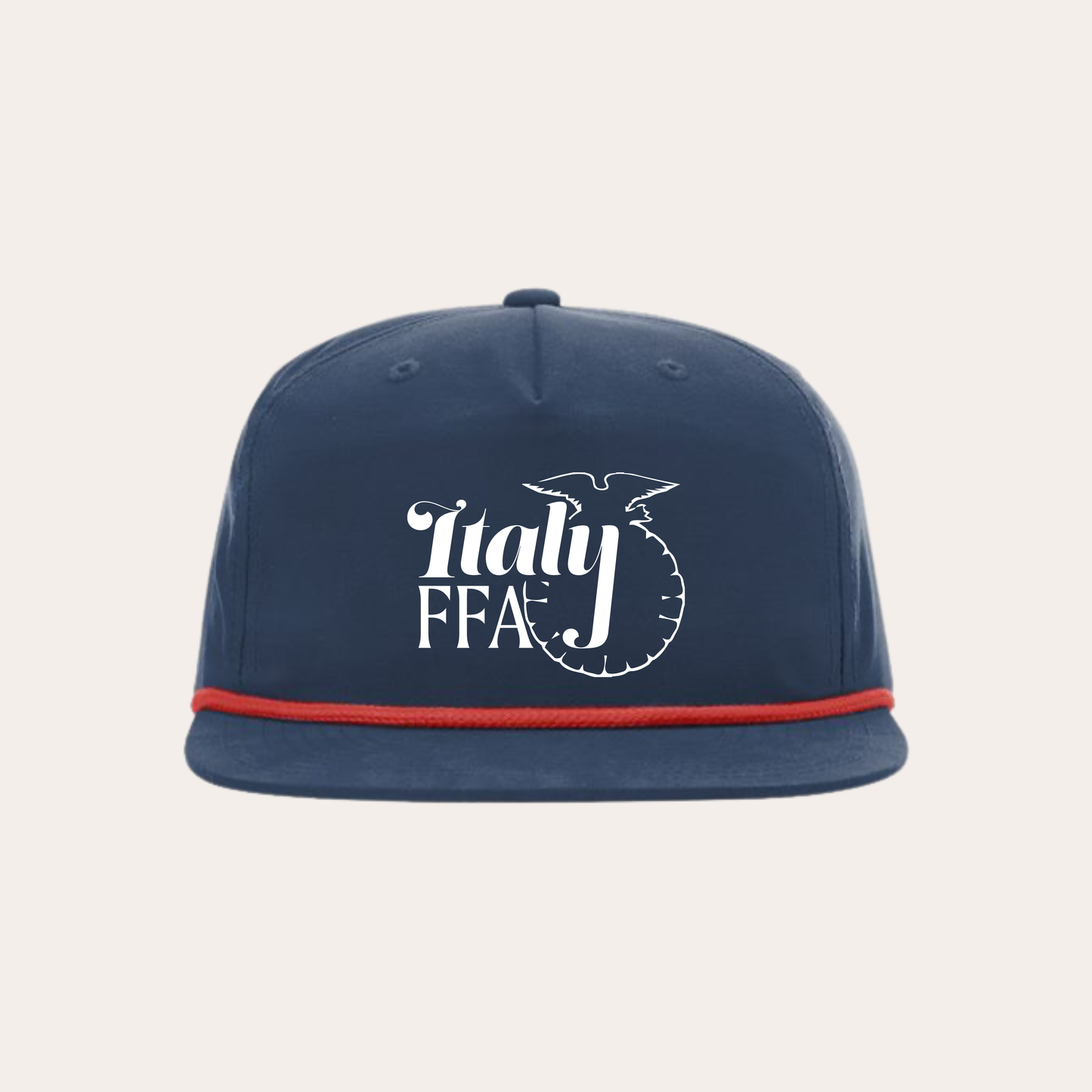 IFFA  Embroidered Navy/Red Rope 256