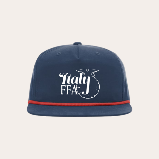 IFFA  Embroidered Navy/Red Rope 256