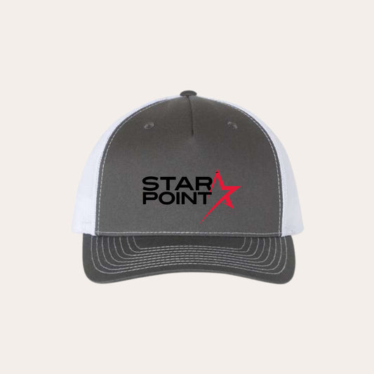 SP26 Embroidered Charcoal/White 112fp