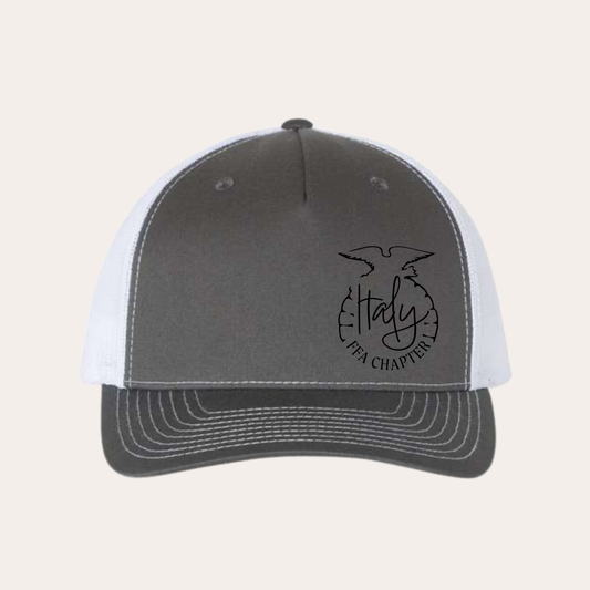 IFFA Embroidered Charcoal/White 112FP