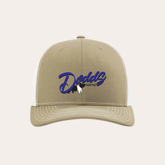 Dodds Embroidered Khaki/White R112