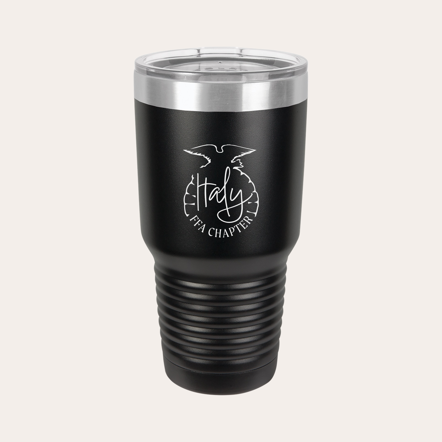 IFFA 30oz Engraved Black Tumbler