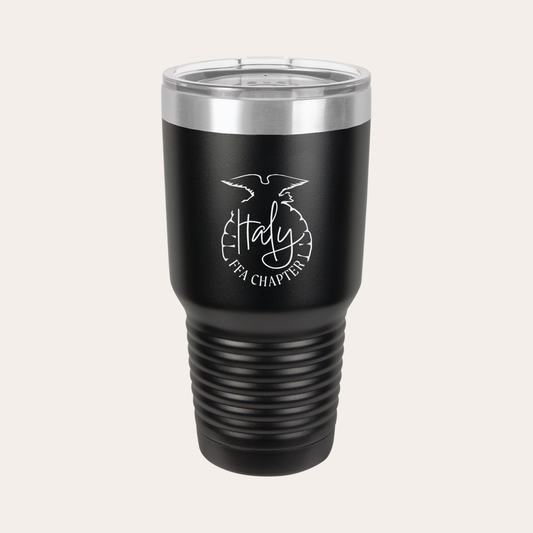 IFFA 30oz Engraved Black Tumbler