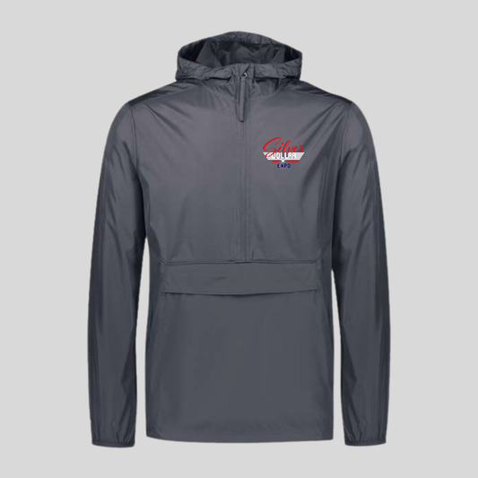 SD Embroidered Charcoal Holloway Windbreaker