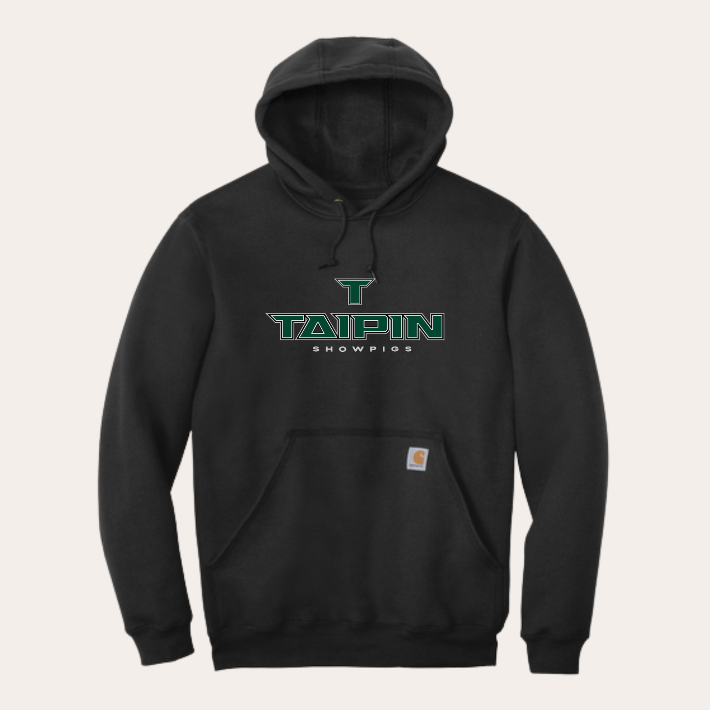 Taipin Printed Black Carhartt Midweight Hoodie