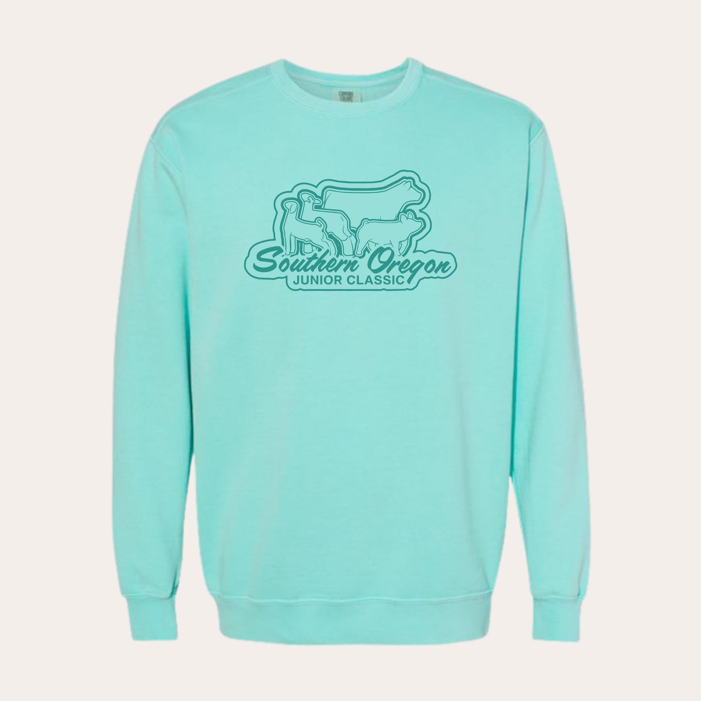 SOJC Printed Chalky Mint Crewneck