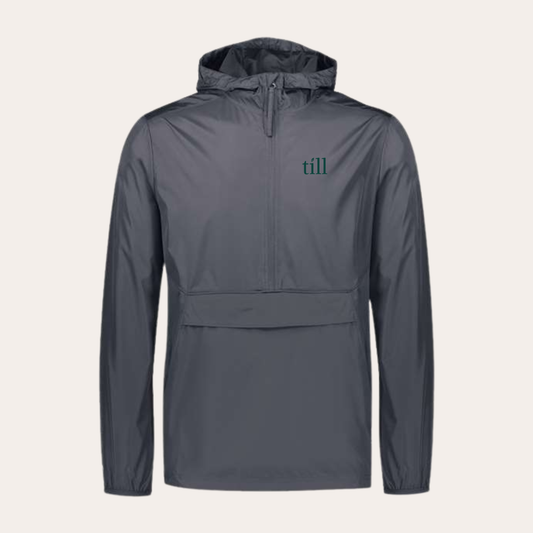 Till Embroidered Carbon Windbreaker