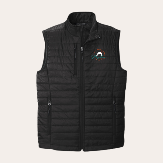 Magdaleno Puffer Vest Embroidered