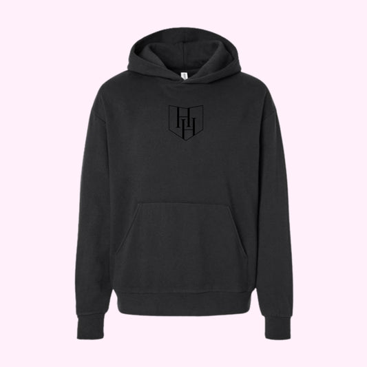 HH Black ITC Hoodie Embroidered Watermark