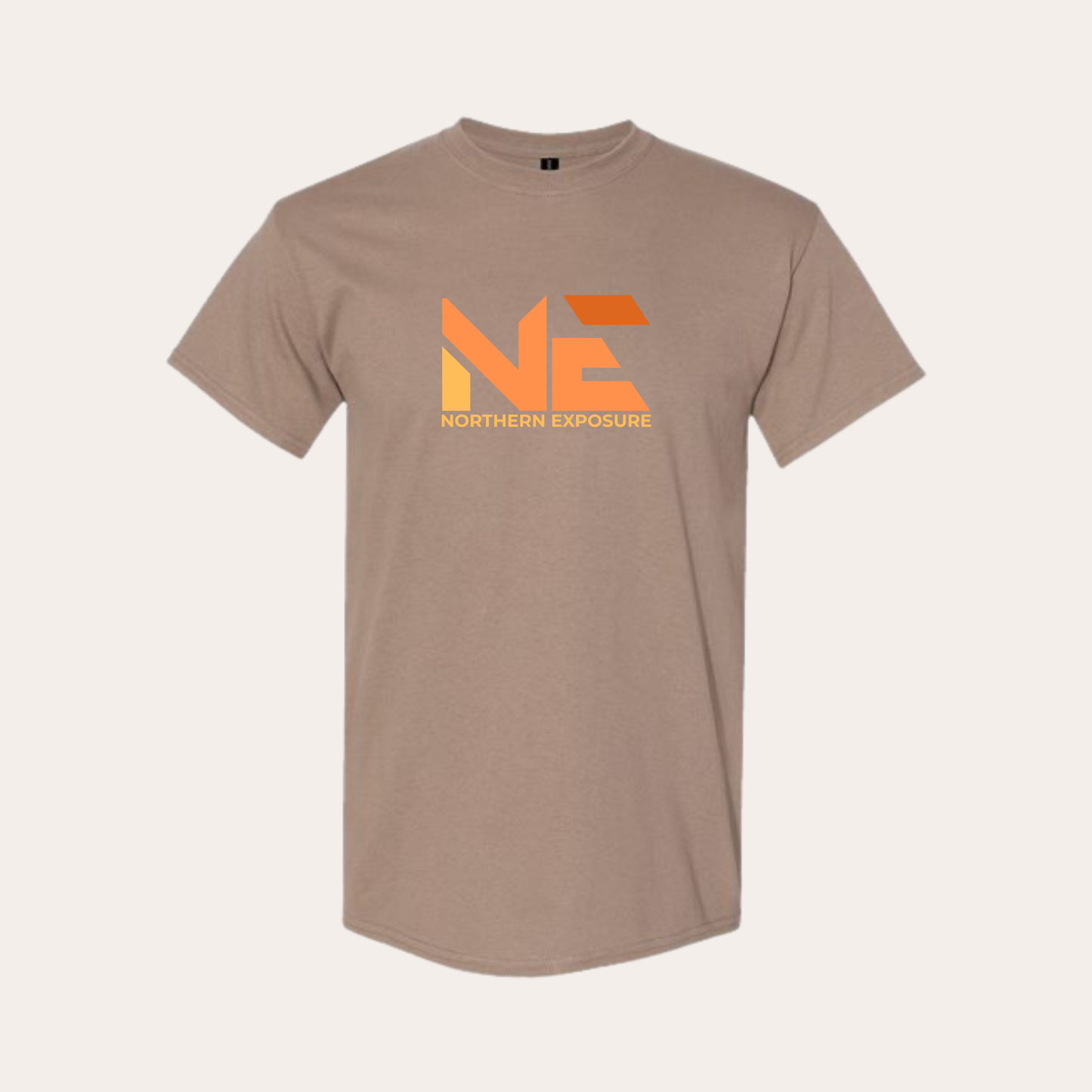 NE26 Printed Heavy Cotton Brown Savanna Tee